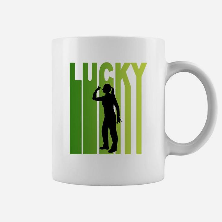 St Patricks Day Lucky Darts Funny Sport Lovers Gift Coffee Mug