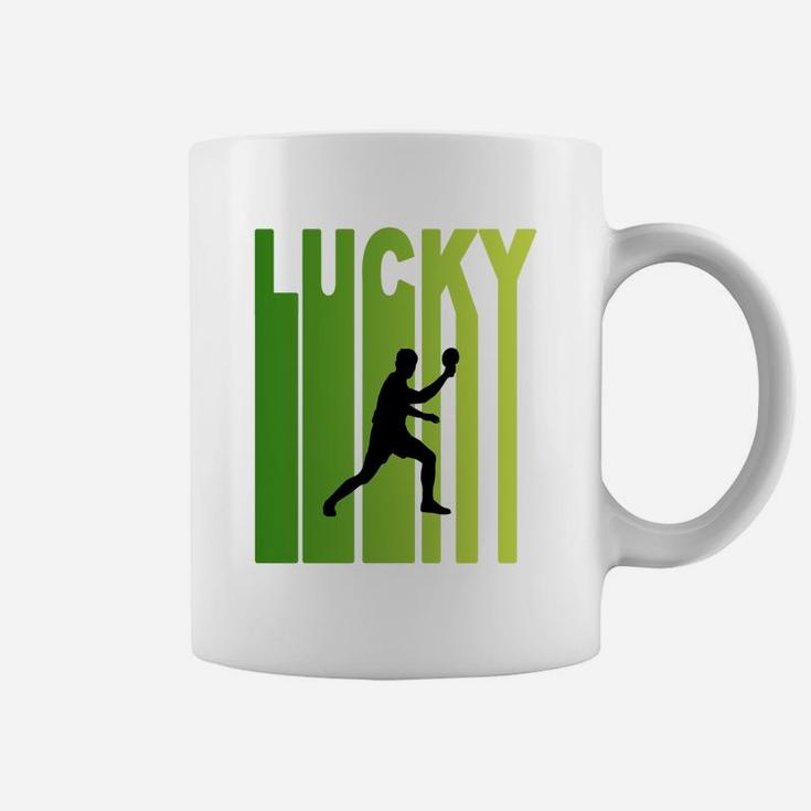 St Patricks Day Lucky Table Tennis Funny Sport Lovers Gift Coffee Mug