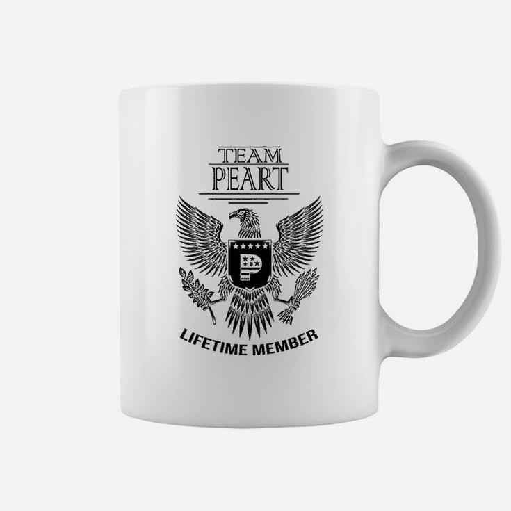 Team Peart Lifetime Member Family Surname Coffee Mug