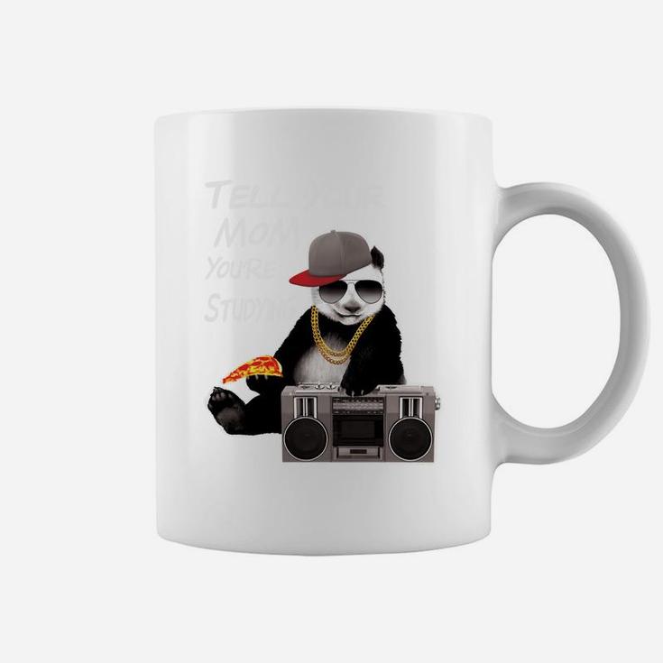 Tell Your Mom Youre Studying Panda Bear Coffee Mug