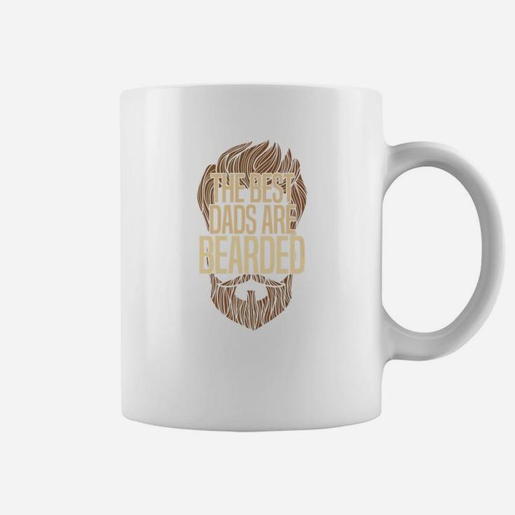 The Best Dads Are Bearded Funny Bearded Hipster Coffee Mug