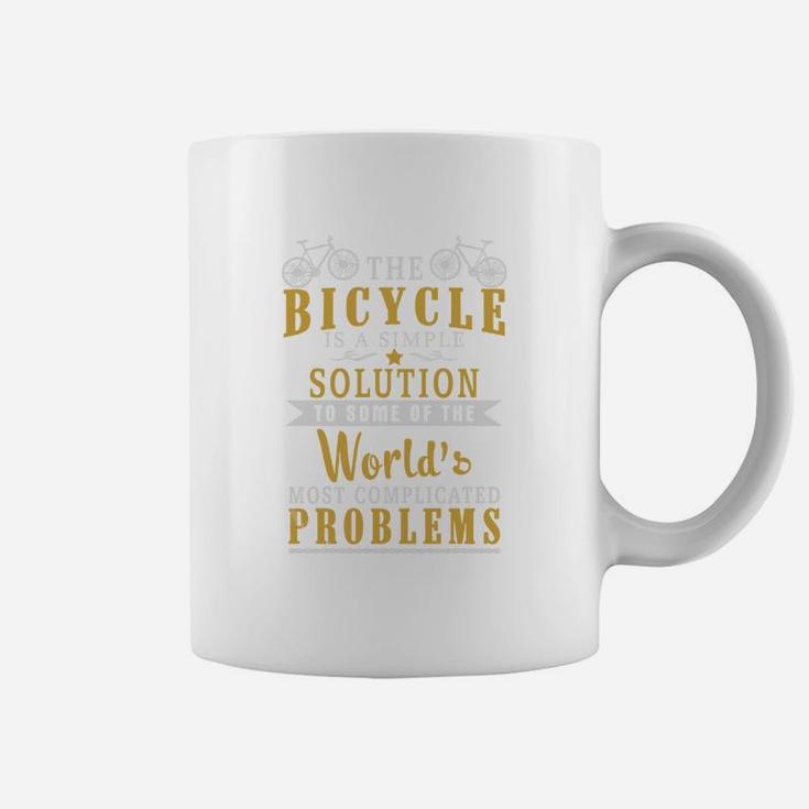 The Bicycle Is A Simple Solution To Some Of The World Coffee Mug