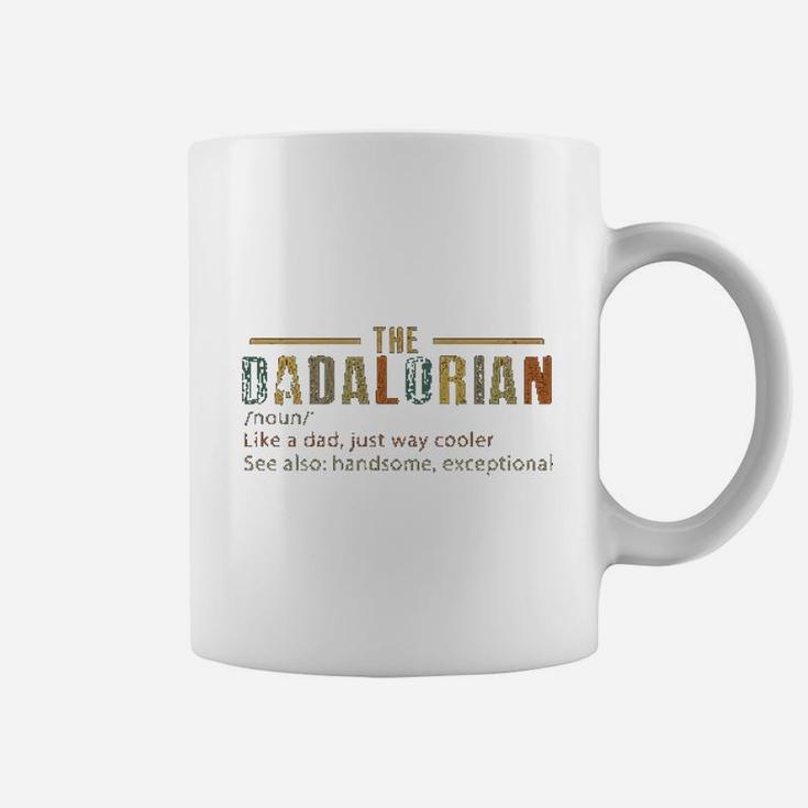 The Dadalorian Defination Like A Dad Just Way Cooler Crew Coffee Mug