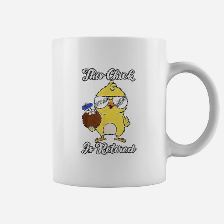This Chick Is Retired Retirement Pension Chicken Gift Coffee Mug