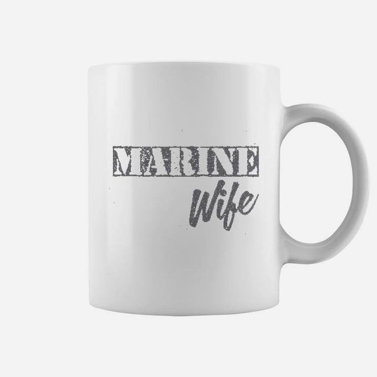 Thread Tank Marine Wife Coffee Mug