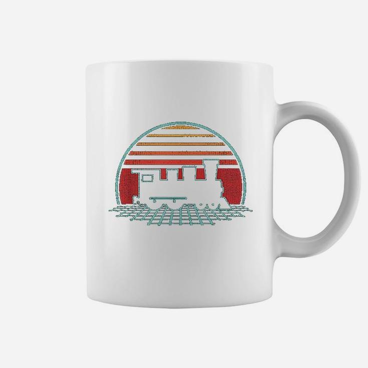 Train Driver Retro Vintage 80s Style Railroad Lover Coffee Mug