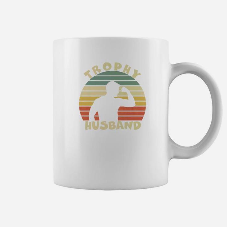 Trophy Husband Shirt Funny For Cool Father Dad Or Pa Premium Coffee Mug
