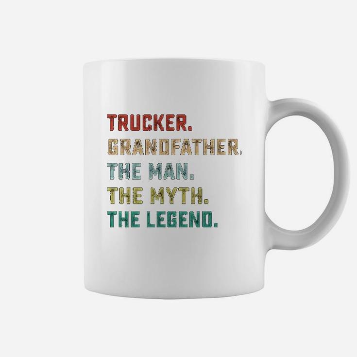Trucker Grandfather The Man Myth Legend Coffee Mug