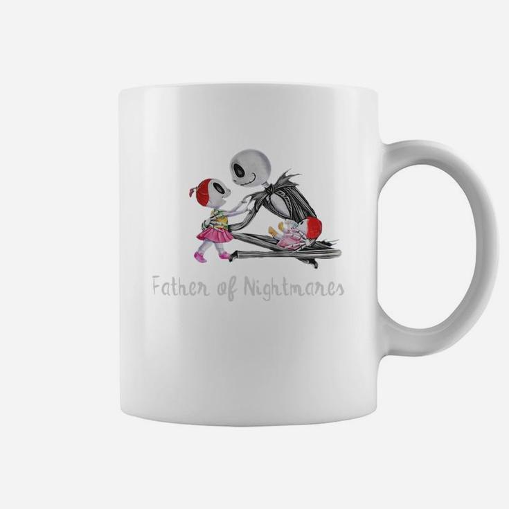 Two Girl Father Of Nightmares, best christmas gifts for dad Coffee Mug