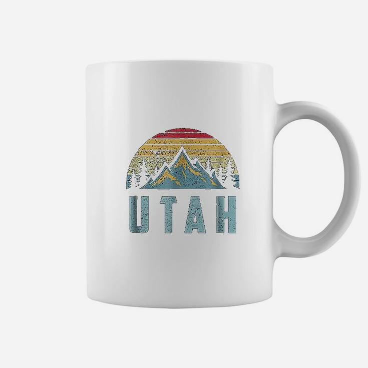 Utah Retro Vintage Mountains Hiking Nature Coffee Mug