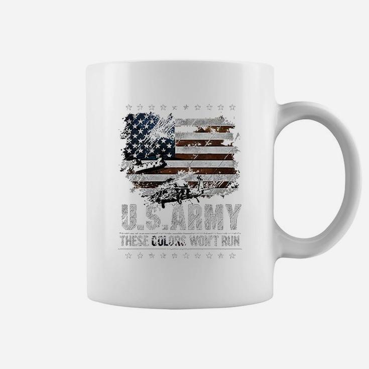Veteran Army These Color Dont Run Coffee Mug