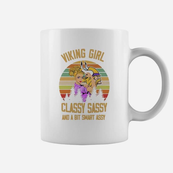Viking Girl Classy Sassy And A Bit Smart Sassy Coffee Mug