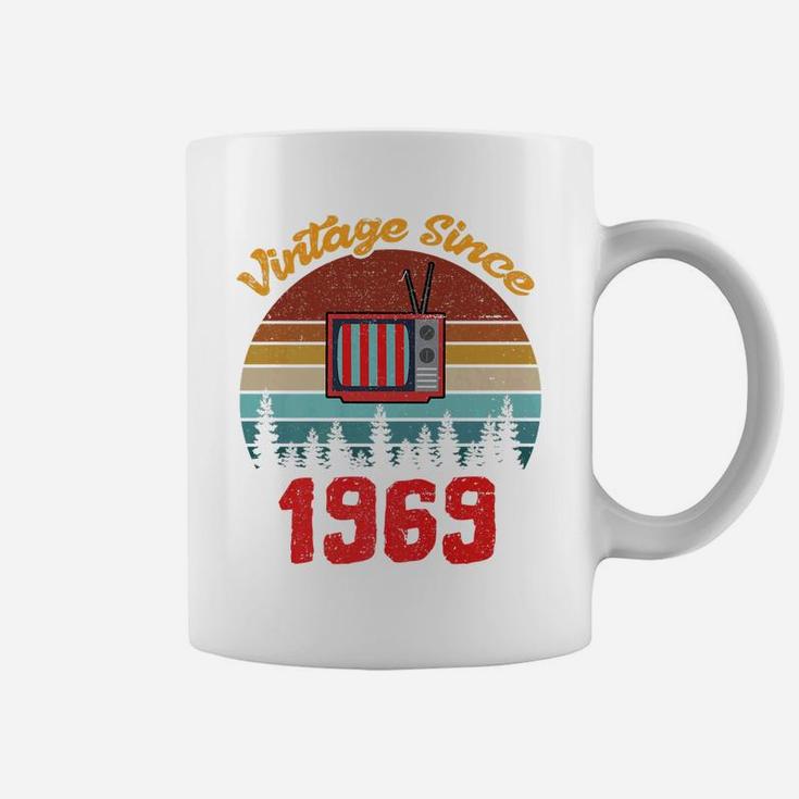 Vintage 1969 Mens Birthday Fathers Day Gift Coffee Mug