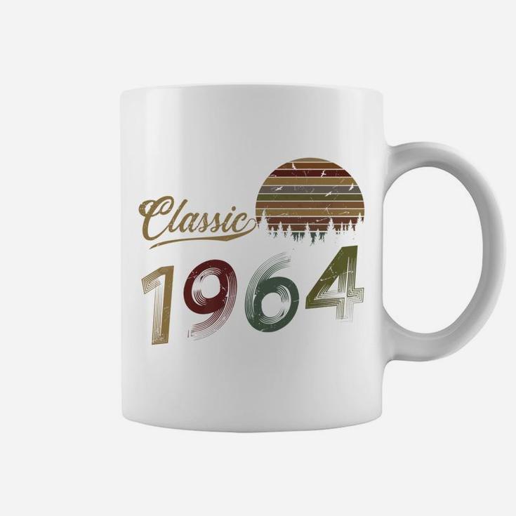 Vintage 58th Birthday Gif For Men Women Classic 1964  Coffee Mug