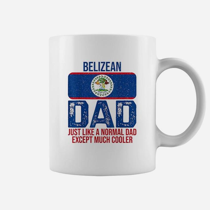 Vintage Belizean Dad Belize Flag Design For Fathers Day Coffee Mug