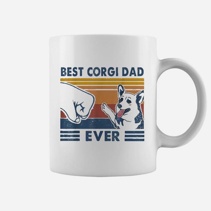 Vintage Best Corgi Dad Ever Coffee Mug