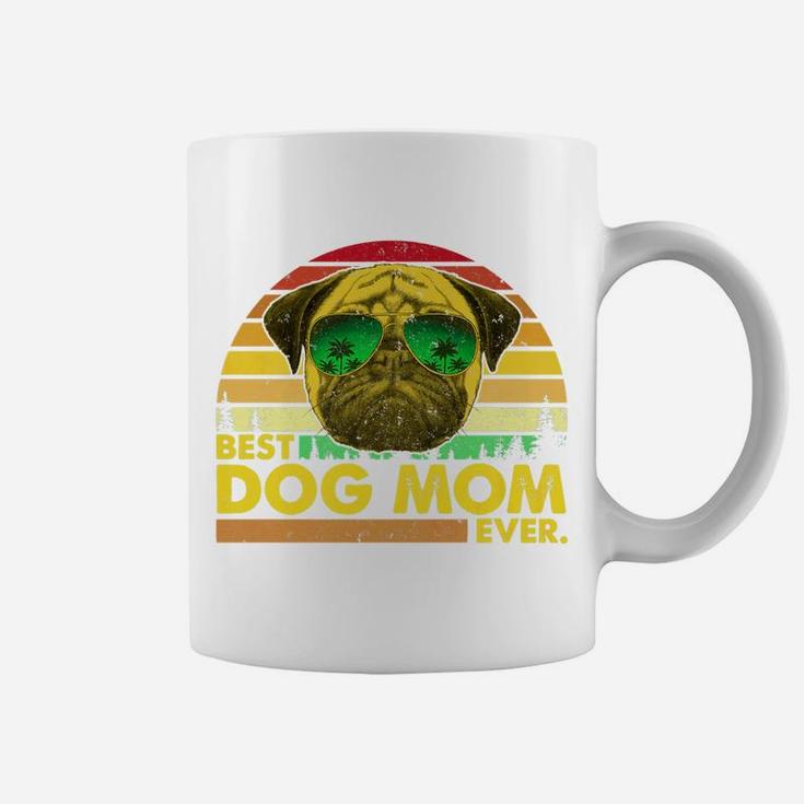 Vintage Best Pug Mom Ever Dog Mommy Mother Coffee Mug