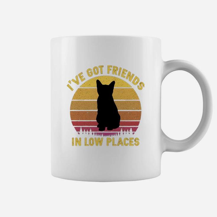 Vintage Burmilla I Have Got Friends In Low Places Cat Lovers Coffee Mug