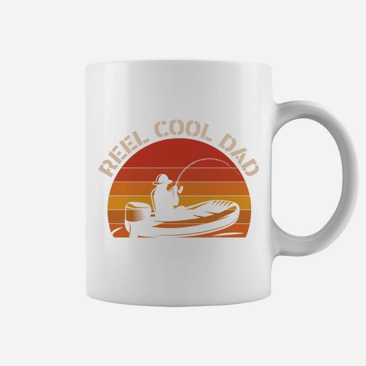 Vintage Gift Reel Cool Dad Fishing Lovers, Fathers Day Gifts Coffee Mug