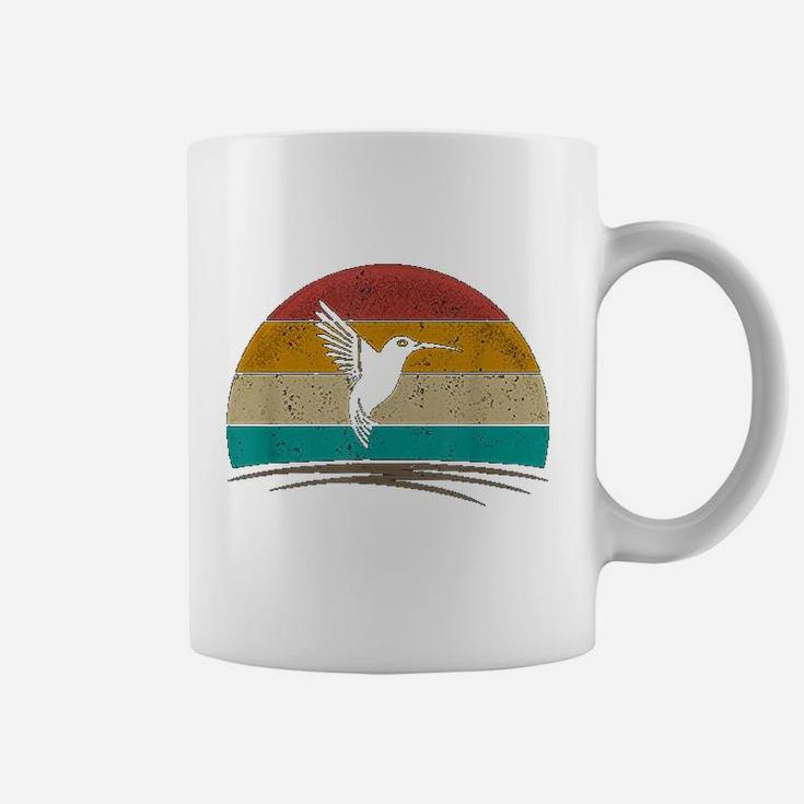 Vintage Hummingbird Retro Distressed Hummingbird Coffee Mug