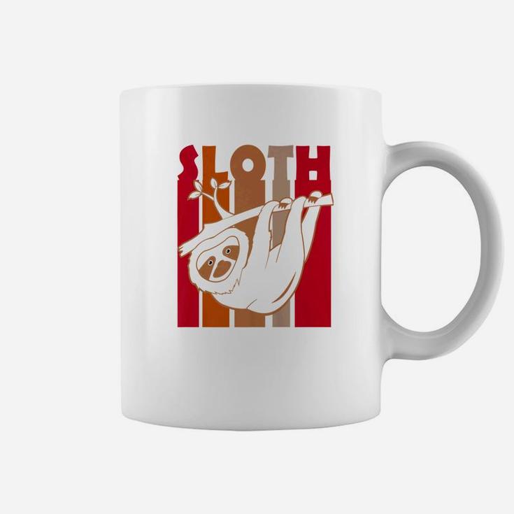 Vintage Slow Moving Sloth For Women Men Kids Coffee Mug