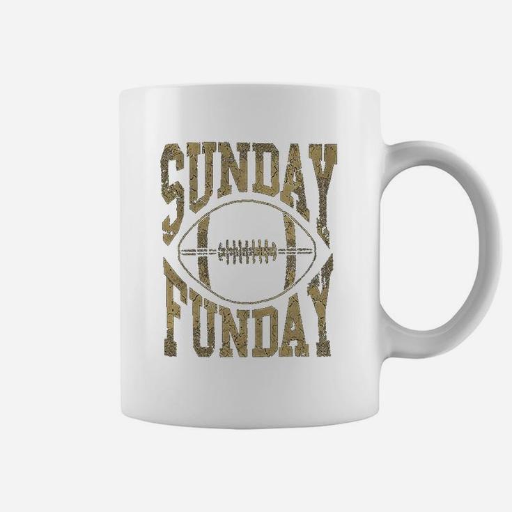 Vintage Sunday Funday Football Coffee Mug