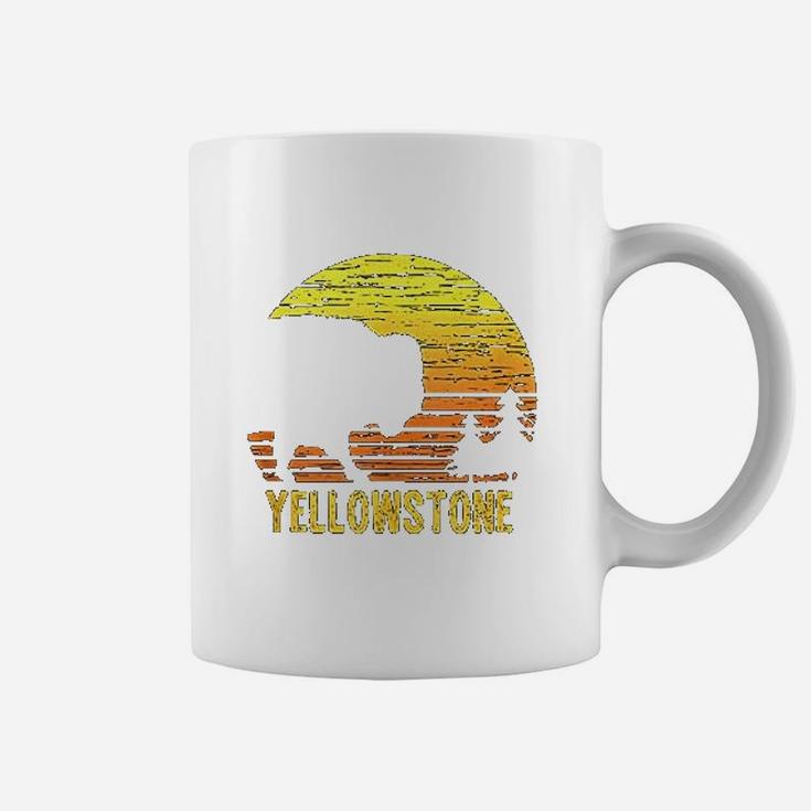 Vintage Yellowstone National Park Retro Travel Coffee Mug