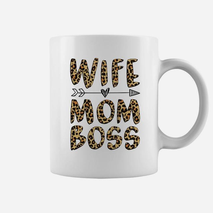 Wife Mom Boss Funny Gift Mothers Day Coffee Mug