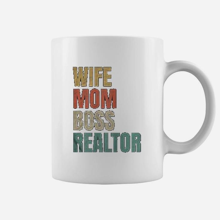 Wife Mom Boss Realtor Coffee Mug