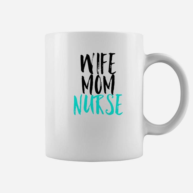 Wife Mom Nurse Womens Premium Vintage Funny Nursing Coffee Mug
