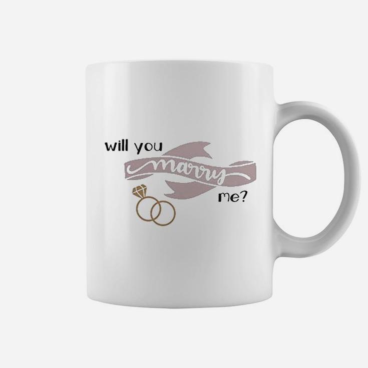 Will You Marry Me Engagement Valentine Day Coffee Mug