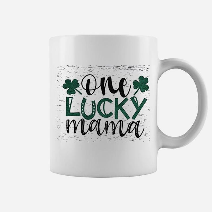 Women One Lucky Mama birthday Coffee Mug