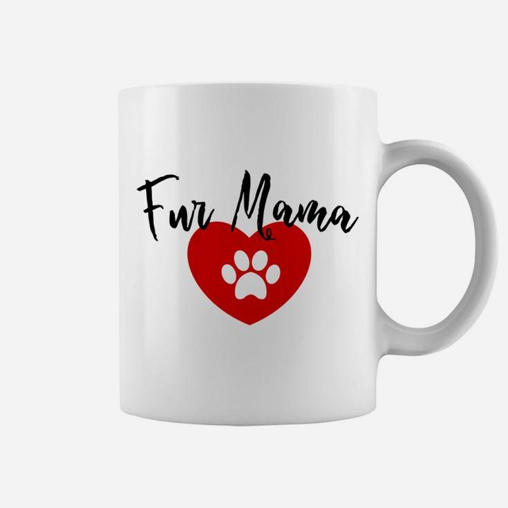 Womens Fur Mama Graphic Dog Lover Gift For Women Coffee Mug