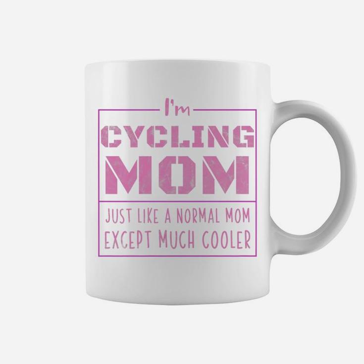 Womens Im A Cycling Mom Momma Pride Mommy Cycling  Coffee Mug