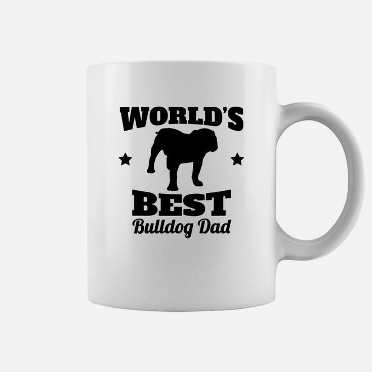 Worlds Best Bulldog Dad Contrast Coffee Mug Coffee Mug
