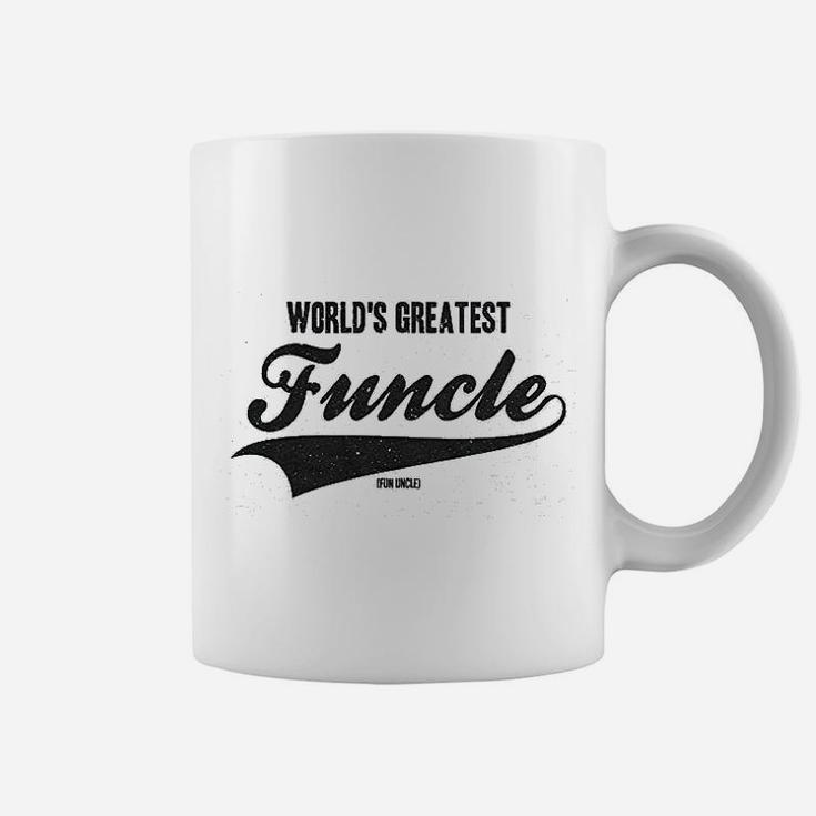 Worlds Greatest Funcle Funny Fun Uncle Gift Sarcastic Coffee Mug