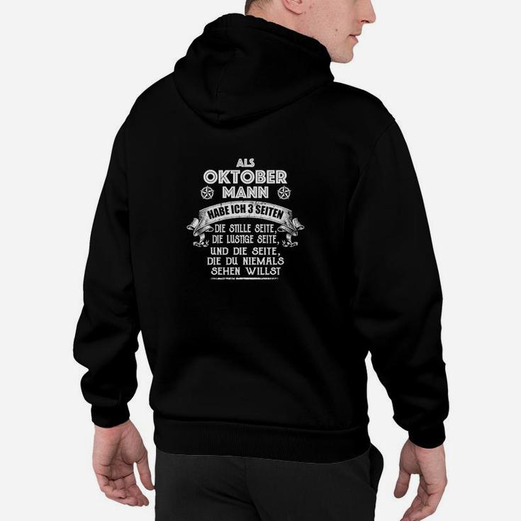 Als Oktober Mann Habe Ech 3 Seiten Hoodie