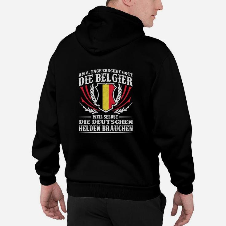 Belgier Helden für Deutschland Hoodie, Patriotisches Belgien-Thema