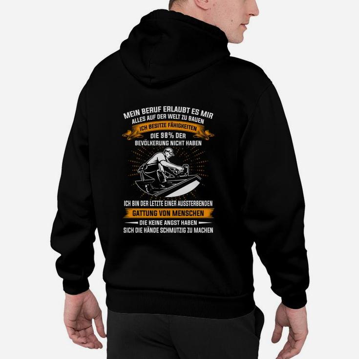 Elektrofachkraft Schwarzes Hoodie, Lustiger Berufs-Spruch mit Grafik