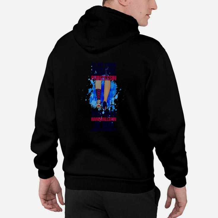 Herren Grafik Hoodie Schwarz Abstraktes Design & Schriftzug