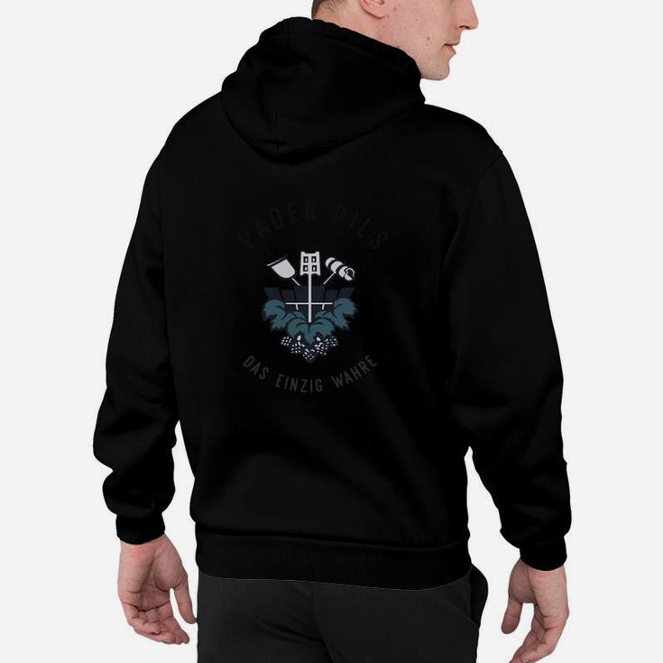 Herren Hoodie mit Adler-Emblem & Motto, Schwarzes Design