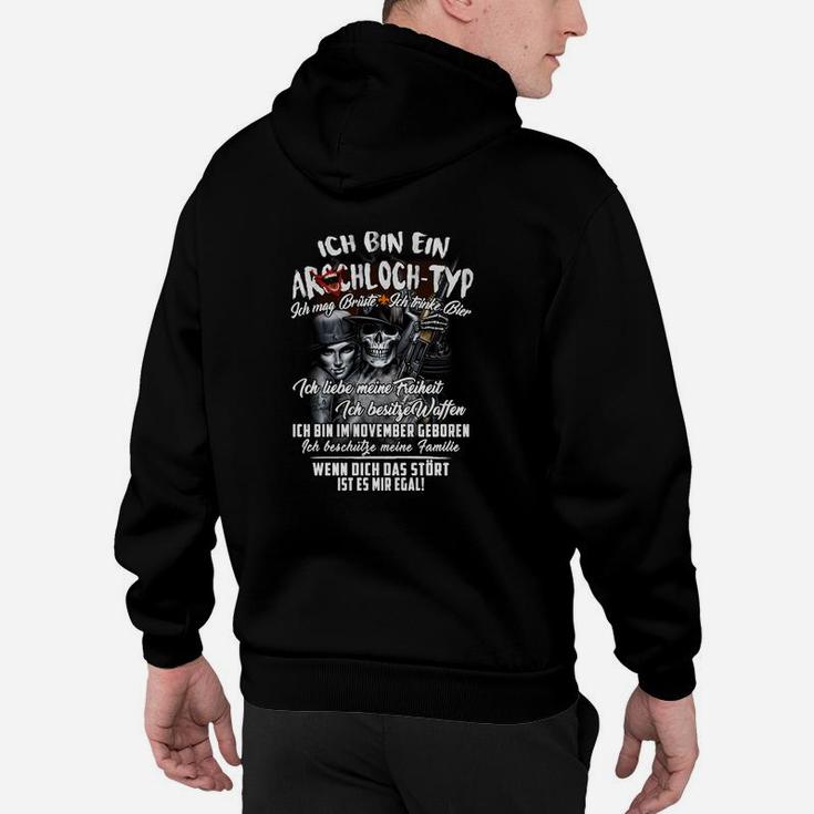 Ich Bin Ein Arschloch Typ Hoodie