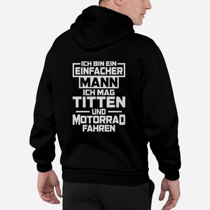 Ich Mag Titten Und Motorradfahren Hoodie