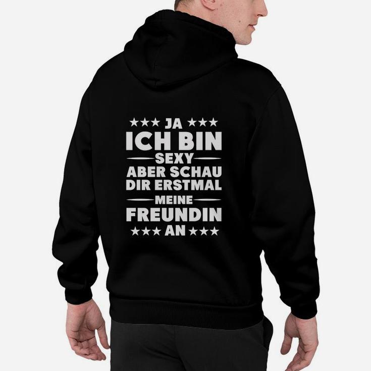 Ja, Ich Bin Sexy Partner-Hoodie, Schwarzes Hoodie mit Spruch