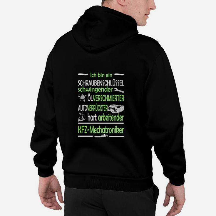 Kfz Mechatroniker Autoverrückt Ölverschmiert Harte Arbeit Hoodie