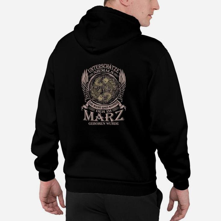 Löwen-Motiv Herren Hoodie, März Geburtsmonat, für Männer