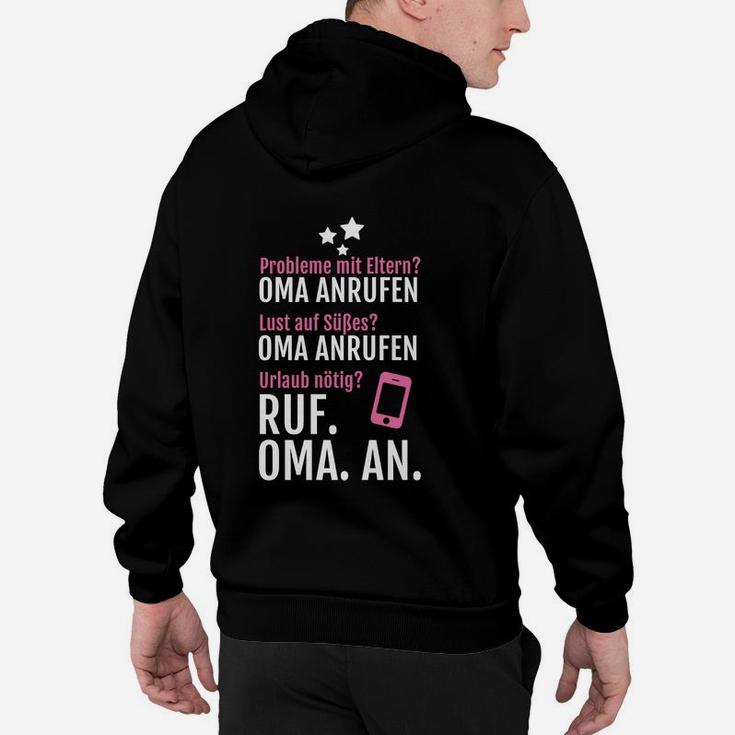 Lustiges Oma-Anruf Hoodie – Problemlöser mit Spruch für Großmütter