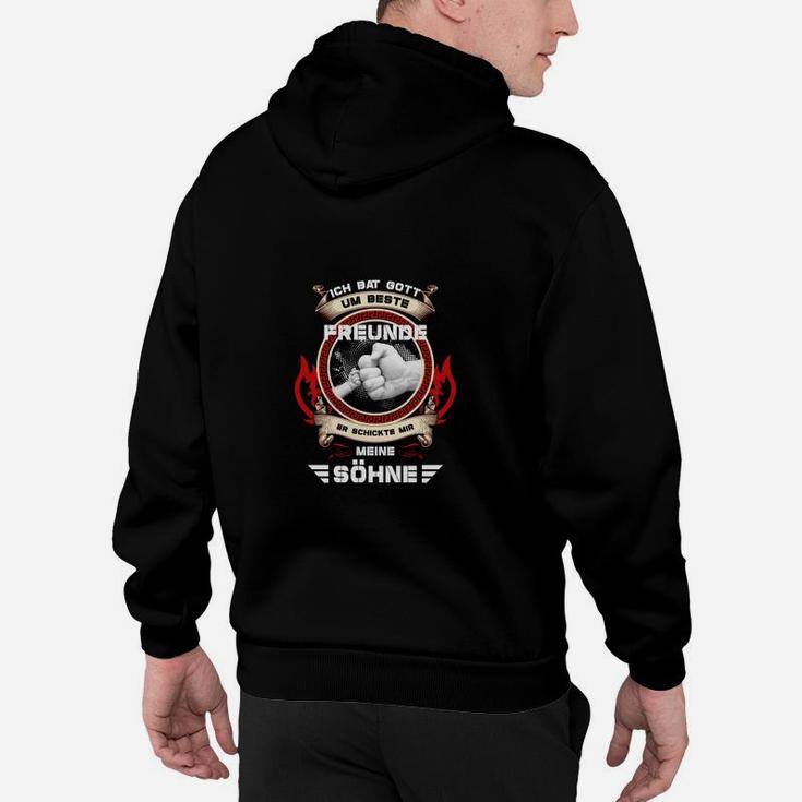 Motorradthema Hoodie für den Sohn, Schwarz, Herren