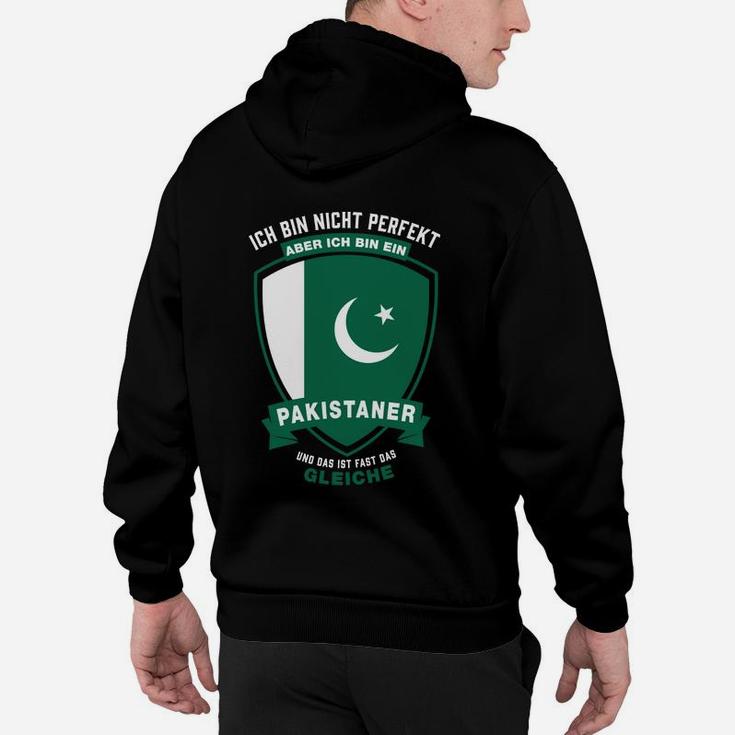 Pakistaner Stolz Hoodie, Spruch und Flagge Design - Schwarz