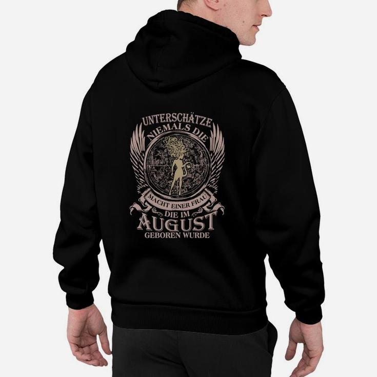 Personalisiertes Geburtstags-Hoodie für Männer, August Geburt, Adlermotiv